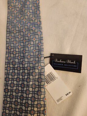Barbara Blank Designer Collection Silk Tie- NWT